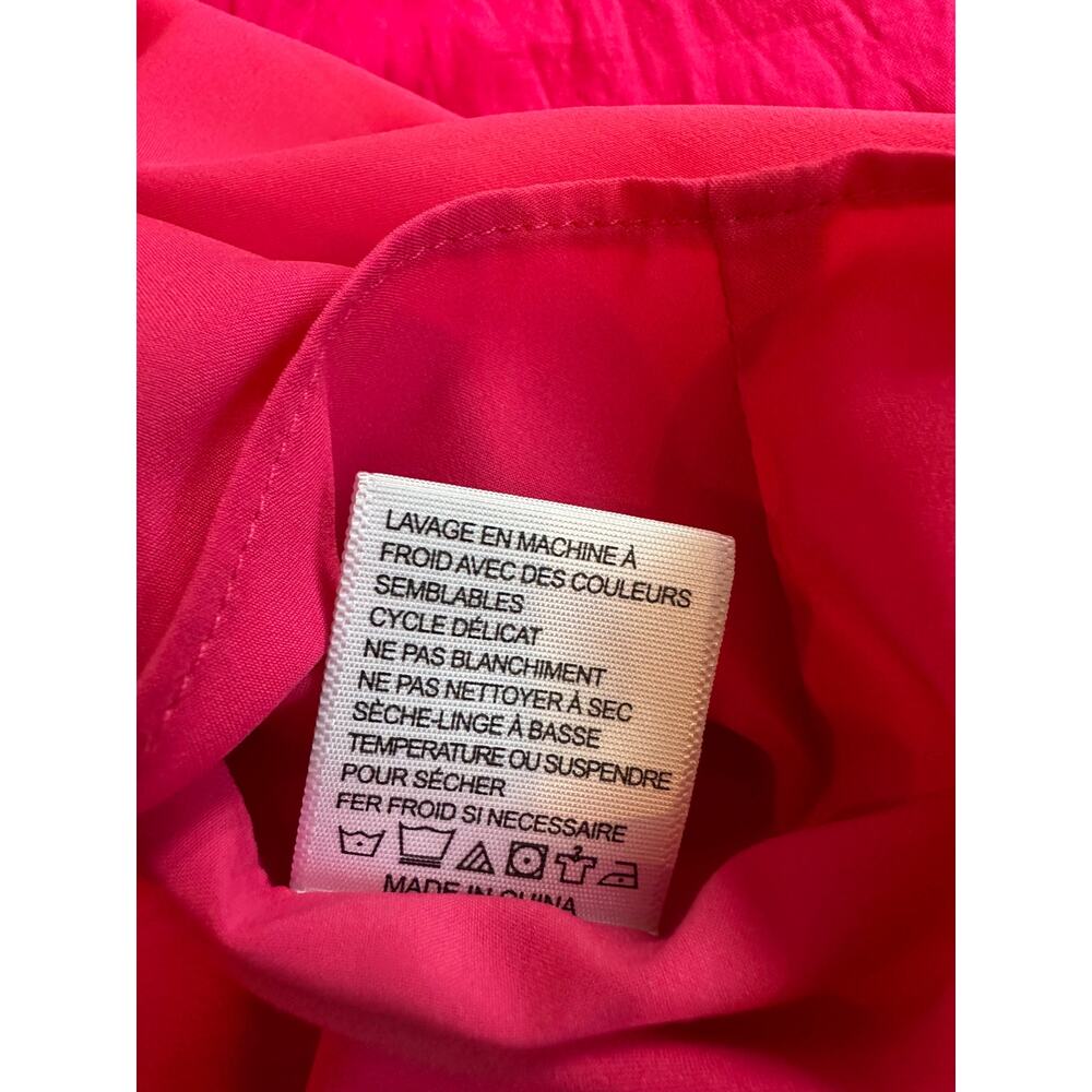 Voyageur by Mersea Hot Vibrant Pink Sleeveless Maxi Dress Sz. Small/Medium - Picture 11 of 12